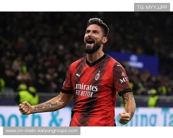 AC米兰角球开出，吉鲁头球下坠砸进大门